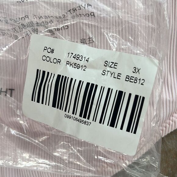 J Crew‎ Ribbed Cross Front Bikini Bottom Womens Size 3X Pink - Picture 6 of 7